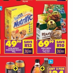 Muesli at Shoprite