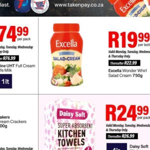 Salad at Take n Pay