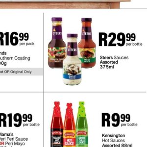 Sauces at Take n Pay