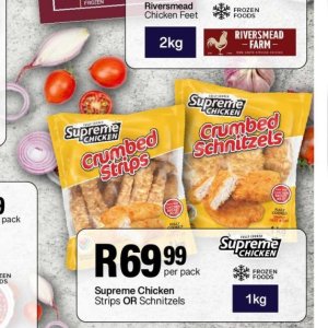 Schnitzel at Take n Pay