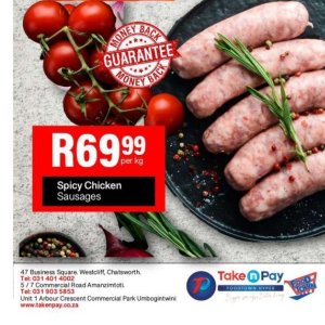 Sausages at Take n Pay