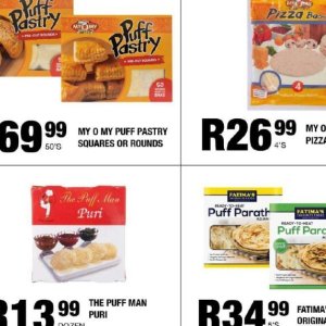Puff pastry at Take n Pay