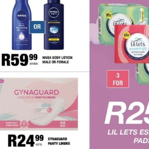 Body lotion nivea  at Take n Pay