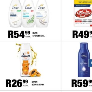 Shower gel dove  at Take n Pay
