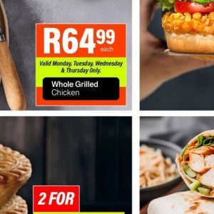 Grilled chicken at Take n Pay