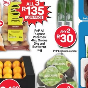 Potatoes at Pick n Pay Hyper