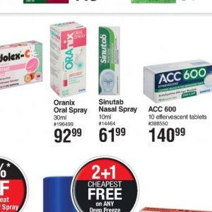 Nasal spray at Dis-Chem Pharmacies