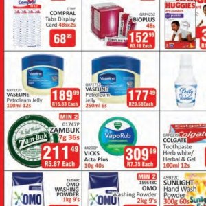 Petroleum jelly at Kit Kat Cash&Carry