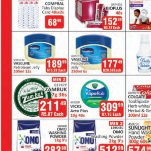 Petroleum jelly at Kit Kat Cash&Carry