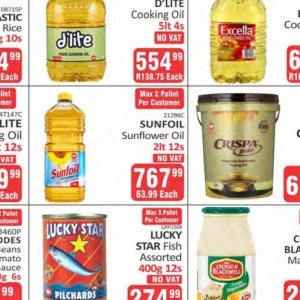 Sunflower oil at Kit Kat Cash&Carry