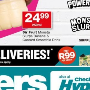 Smoothie at Checkers