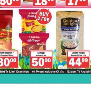 Noodles at Big save