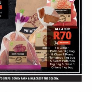 Potatoes at Checkers