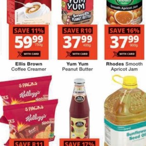 Peanut butter at Checkers