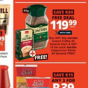 Coffee jacobs  at Checkers