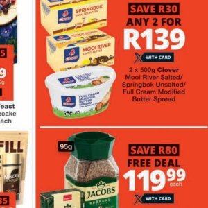 Cream spread at Checkers