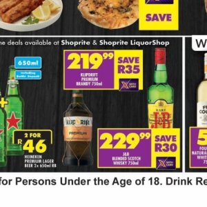 Brandy at Shoprite