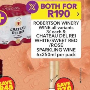 Wine at Shoprite