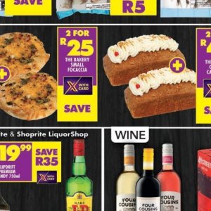 Wine at Shoprite
