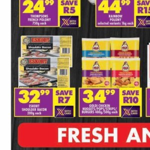 Bacon at Shoprite
