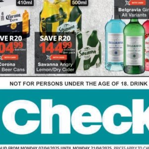 Cider at Checkers