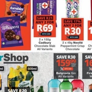 Chocolate at Checkers