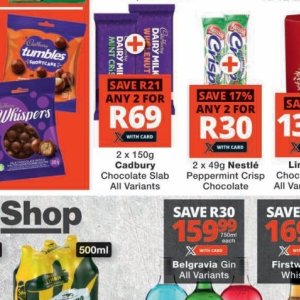 Chocolate at Checkers