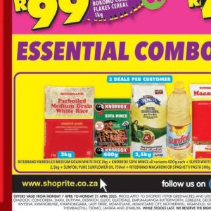 Rice at Shoprite