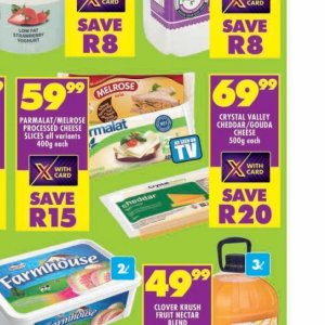 Cheese at Shoprite