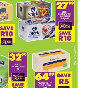 Margarine at Shoprite