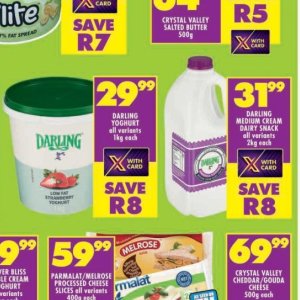 Yoghurt at Shoprite