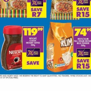 Coffee nescafe  at Shoprite