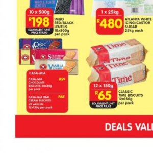 Biscuits at Shoprite