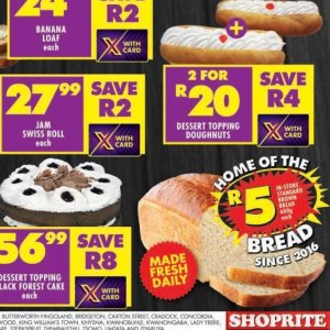 Dessert at Shoprite