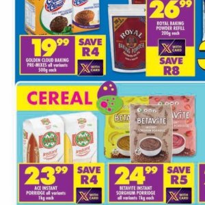 Cereal at Shoprite