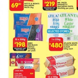 Lentils at Shoprite