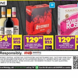 Wine at Shoprite