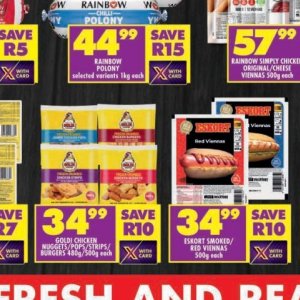 Burgers at Shoprite