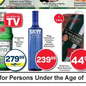 Vodka at Pick n Pay Hyper