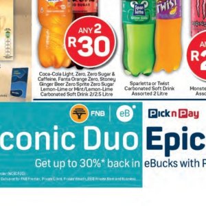 Fizzy drink at Pick n Pay Hyper