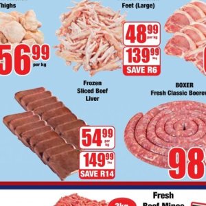 Liver at Boxer Superstores