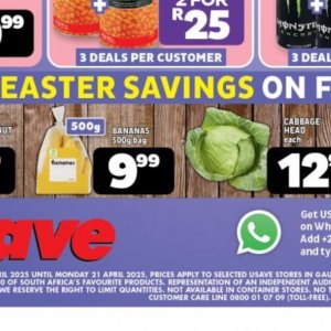 Bananas at Usave