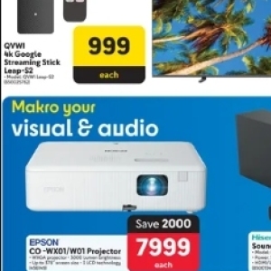 Projector at Makro