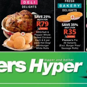 Grilled chicken at Checkers Hyper
