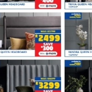 Headboard at Russells