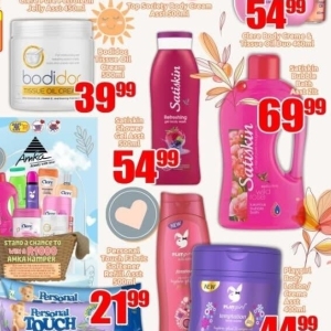 Shower gel at Three Star Cash and Carry