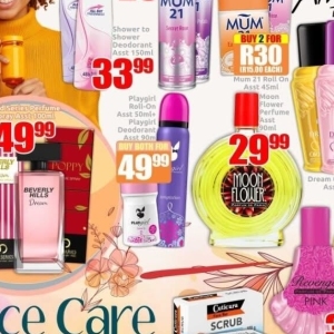 Deodorant at Three Star Cash and Carry