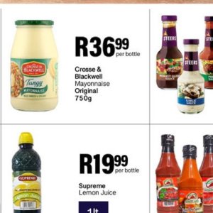 Mayonnaise at Take n Pay