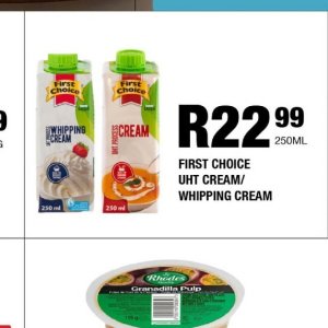 Cream at Take n Pay