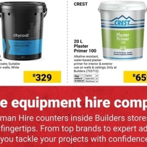Plaster at Builders Warehouse